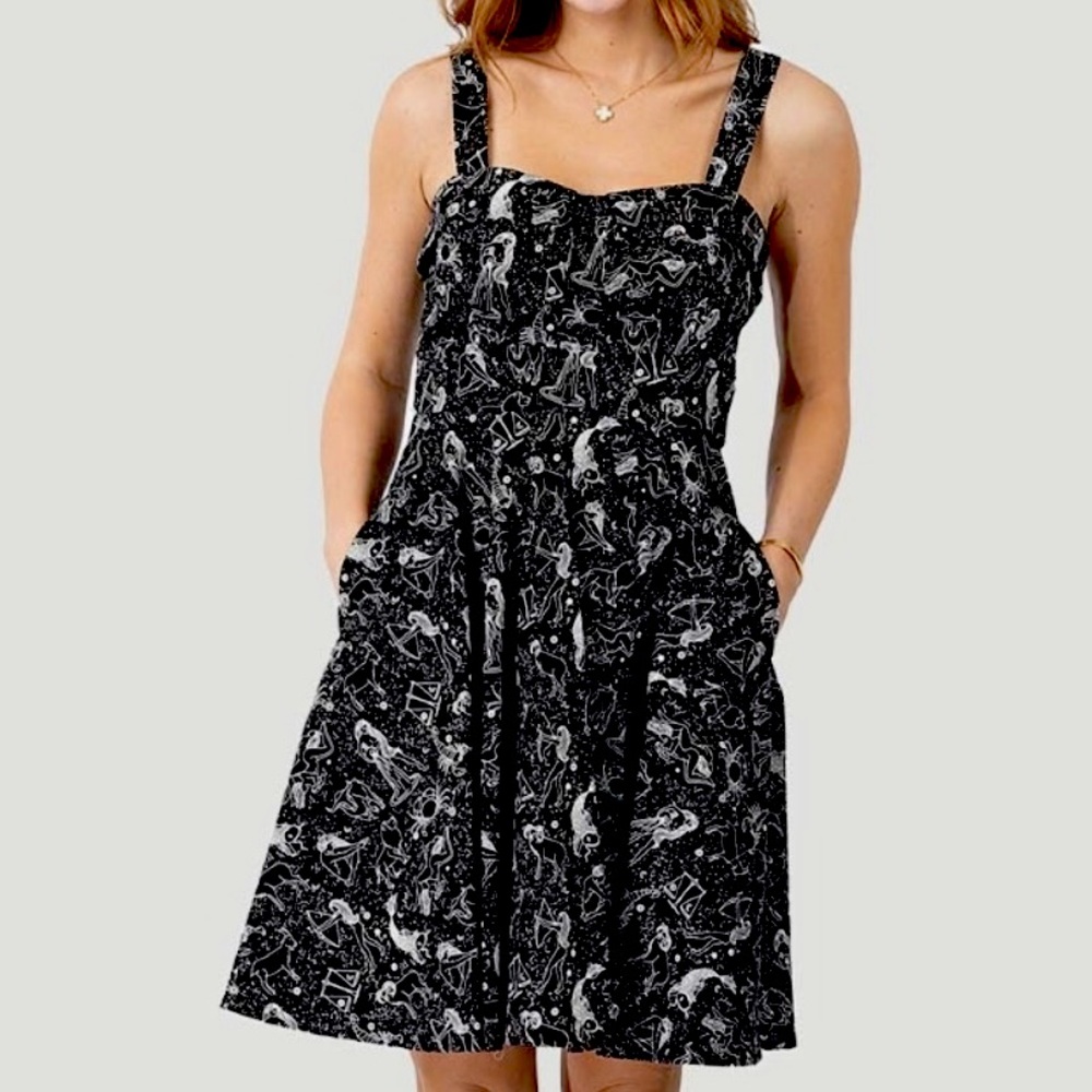 Eva Rose fit and flair zodiac dress
